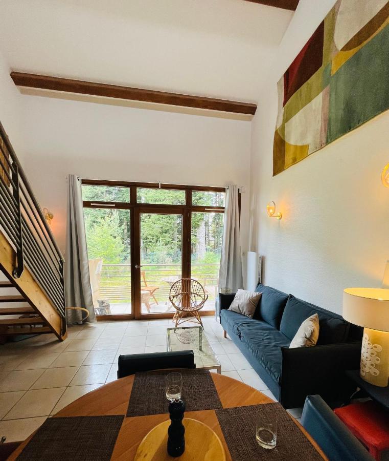 "Les Oiseaux" Avec Terrasse, Parking, Duplex Apartment Le Chambon-sur-Lignon Luaran gambar